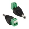 Mufa alimentare tata DC 2.1x5.5mm bloc terminal cu surub pt CCTV - imagine 2