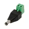 Mufa alimentare tata DC 2.1x5.5mm bloc terminal cu surub pt CCTV