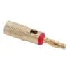 Mufa banana aurita tata pentru cablu max 4mm inel rosu - imagine 2