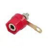 Mufa banana mama 4mm montabil executie din plastic rosu