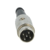 Mufa DIN tata 5 pini drept pe cablu cu lipire 34V DELTRON 610-0520 - imagine 2