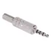 Mufa Jack 3.5 mm 4 pini 4 contacte tata din metal Goobay - imagine 2