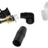 Mufa Jack 3.5 mm tata 90 grade stereo cu manson protectie NEUTRIK NTP3RC-B - imagine 2