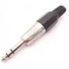 Mufa Jack 6.35 mm stereo tata cu varf aurit - imagine 3