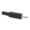 Mufa Jack audio 2.5 mm mono tata cu protectie cablu plastic Goobay - imagine 3
