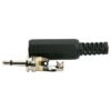 Mufa Jack audio 2.5 mm mono tata cu protectie cablu plastic Goobay - imagine 2