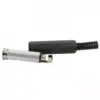 Mufa JACK mono 6.3 mm mama cu protectie pentru cablu - imagine 2