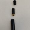 Mufa mama JACK 3.5 mm 4Pini 4 Contacte metal negru cu aurit carcasa slim - imagine 2