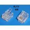 Mufa modulara telefon RJ11 4/6 (6P4C) pentru cablu plat - imagine 3