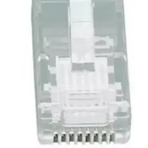 Mufa RCA tata contact aurit cablu 8mm inel rosu
