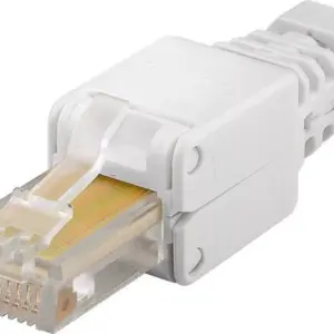 Mufa retea RJ45 8P8C UTP Cat5e neecranat conectare fara scule Goobay