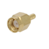 Mufa SMA tata drept LMR100 RG174 RG316 crimpat pe cablu PTFE RF2-02B-T-02-50-G ADAM TECH - imagine 2