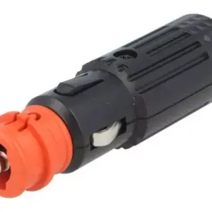 Adaptor 12V-24V USB 2.1A QC3.0 cu montare in locul brichetei auto cu voltmetru