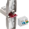 Mufa tata RJ45 CAT6A STP metal ecranata cablu max. 9mm AWG 22 - AWG 24 montare fara cleste 38292 Goobay - imagine 2