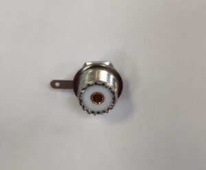 Mufa UHF mama pin aurit pe panou cu piulita SO 239-PL 259 pentru statii CB