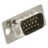 Mufa VGA tata 15 pini 3 randuri cu terminale de lipire CONNFLY - imagine 2