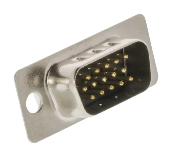 Mufa VGA tata 15 pini 3 randuri cu terminale de lipire CONNFLY - imagine 2