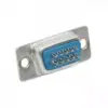 Mufa VGA tata 15 pini 3 randuri cu terminale de lipire CONNFLY - imagine 5