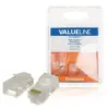 Mufe CAT6 UTP RJ45 SOLID PVC transparent 5buc VALUELINE - imagine 3