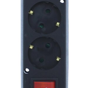Cap prelungitor Nedis 3 prize protectie contacte fara cablu negru