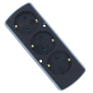 Cap prelungitor Nedis 3 prize protectie contacte fara cablu negru