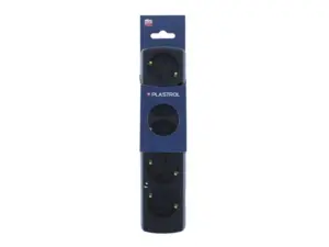 Multipriza 5 prize fara cablu alimentare negru GN-570S/BK Plastrol