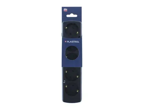 Multipriza 5 prize fara cablu alimentare negru GN-570S/BK Plastrol