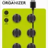 Organizatoare cabluri 6buc cu 2 sloturi negru Goobay - imagine 2