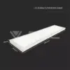 Panou LED aplicabil 40W 4000lm 120x30 cm 6500K alb rece IP20 V-TAC - imagine 3