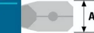 Papuc FAST ON PLUG 6.3/0.8mm albastru