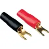 Papuc Terminal tip furca 20mm2 M4 aurit izolat negru ACV 30.4420-03 - imagine 3