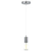 Pendul tavan soclu E27 Crom/alb SKU-3755 V-tac - imagine 2