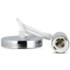Pendul tavan soclu E27 Crom/alb SKU-3755 V-tac - imagine 3