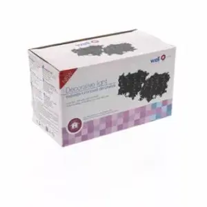 Perdea luminoasa tip turturi 100 LED-uri albe lumina calda cablu transparent WELL