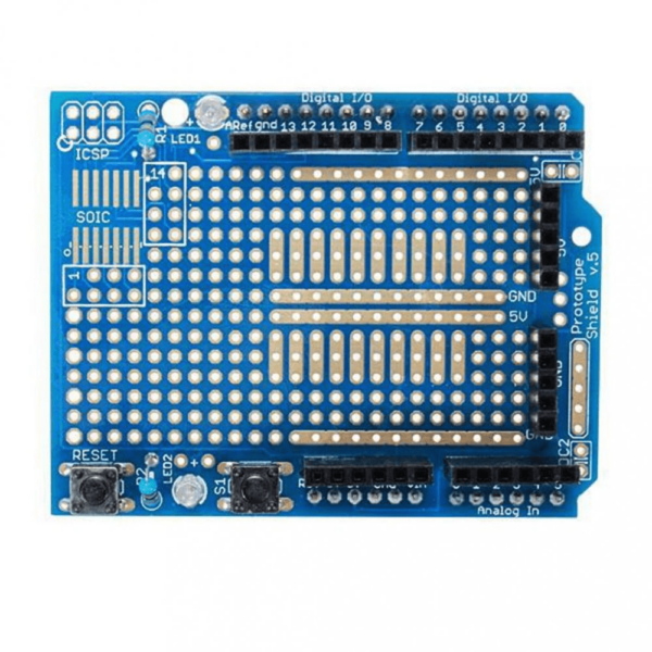 Placa + breadboard 170 puncte compatibil Arduino Uno R3 Leonardo - imagine 3