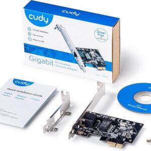 Placa de retea PCI Express Cudy PE10 10/100/1000Mbps Gigabit