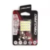 Placa LED SMD 35x35 mm 12V SMD5050 3W lumina alba 320lm inclus adaptoare W5W C5W BA9S CarGuard - imagine 6