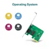Placa retea TP-LINK TG-3468 intern PCI-E port RJ-45 1000Mbps - imagine 2
