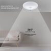 Plafoniera LED 12W 900lm IP20 cu senzor de miscare 6400K alb rece V-tac SKU-21809 - imagine 5