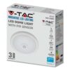 Plafoniera LED 12W 900lm IP20 cu senzor de miscare 6400K alb rece V-tac SKU-21809 - imagine 9