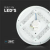 Plafoniera LED 18W 1800lm 30cm 3 in 1 V-Tac SKU-217605 - imagine 8