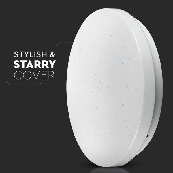 Plafoniera LED 24W 2600lm 35cm 3 in 1 Model stelute V-Tac SKU-217606 - imagine 9