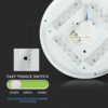 Plafoniera LED 24W 2600lm 35cm 3 in 1 V-Tac SKU-217607 - imagine 10