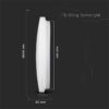 Plafoniera LED 36W 3900lm 48cm 3 in 1 Model stelute V-Tac SKU-217608 - imagine 7