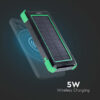 POWER BANK 10000mAh cu incarcare solara si Wireless V-TAC SKU-7835 - imagine 9