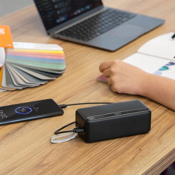 POWER BANK 40000mAh LI-ION QC3.0 PD 20W Display Kruger&Matz - imagine 8