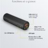 Power Bank 5.0 5000mAh suport pentru bicicleta negru USB-A/USB type C 3A 60656 Goobay - imagine 12