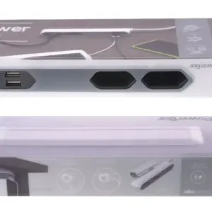 Prelungitor 2 prize prize EU+ 2 USB 2.1A 1.5m PowerBar Allocacoc