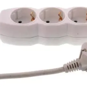 Prelungitor 3 prize 1.5m 3x1.5mm2 3680W 16A alb Nedis