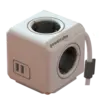 Prelungitor 4 prize CUB +2x USB cablu 1.5m Allocacoc